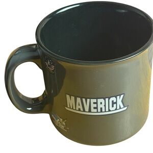 Iconic Top Gun Maverick Large Coffee Mug dark grey -black - New